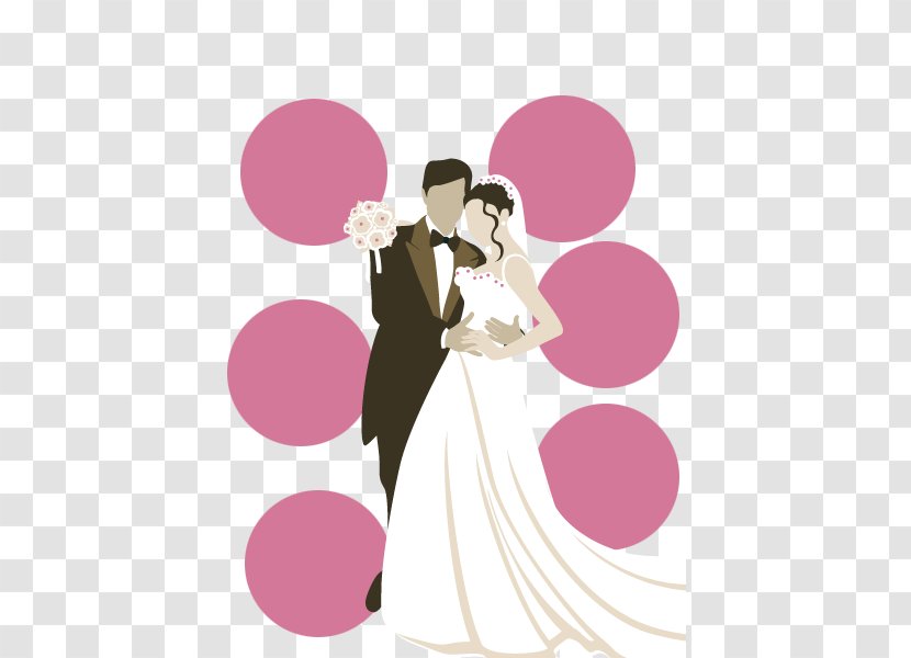 Wedding Invitation Image File Formats - Couple Transparent PNG