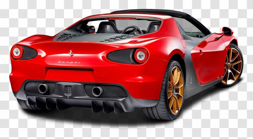 Pininfarina Sergio Geneva Motor Show Ferrari Car - Back View Transparent PNG