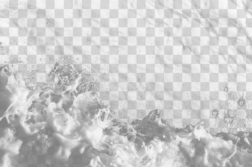 Wind Wave Seawater - Monochrome - Waves Transparent PNG