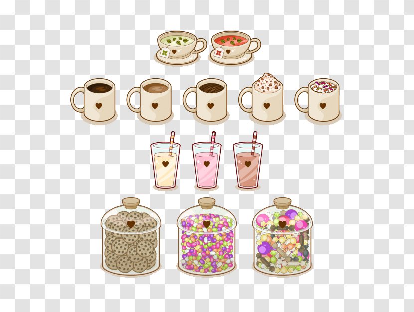 Ice Cream Milkshake Tea Dessert Drink - Drinks And Sweets Transparent PNG