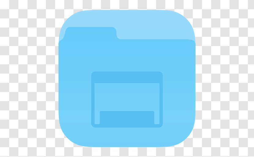 Blue Square Angle Area - Azure - Folder Desktop Transparent PNG