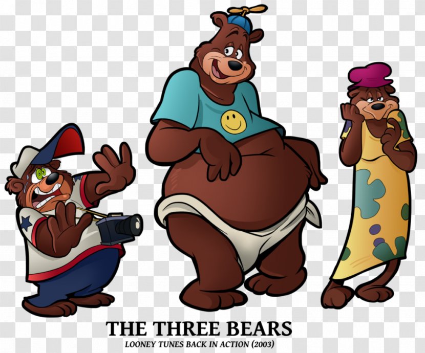 Goldilocks And The Three Bears Hippety Hopper Looney Tunes - Coyote - Bear Transparent PNG