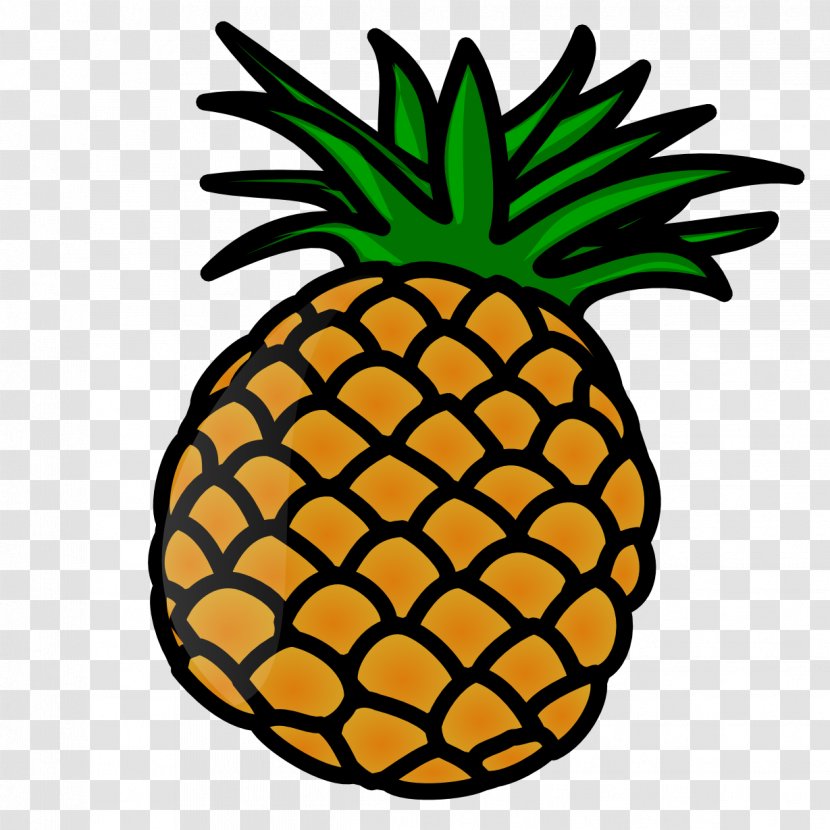 Pineapple Fruit Luau Clip Art - Flowering Plant - Cartoon Transparent PNG