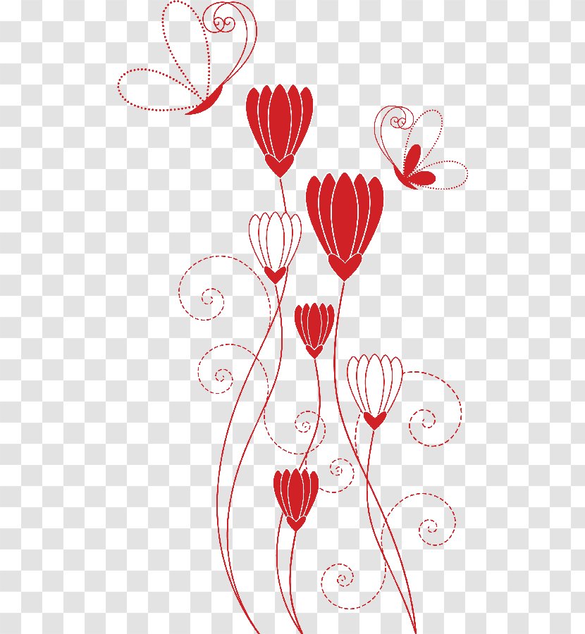 Red Stock Photography Flower - Cartoon - Molds Transparent PNG