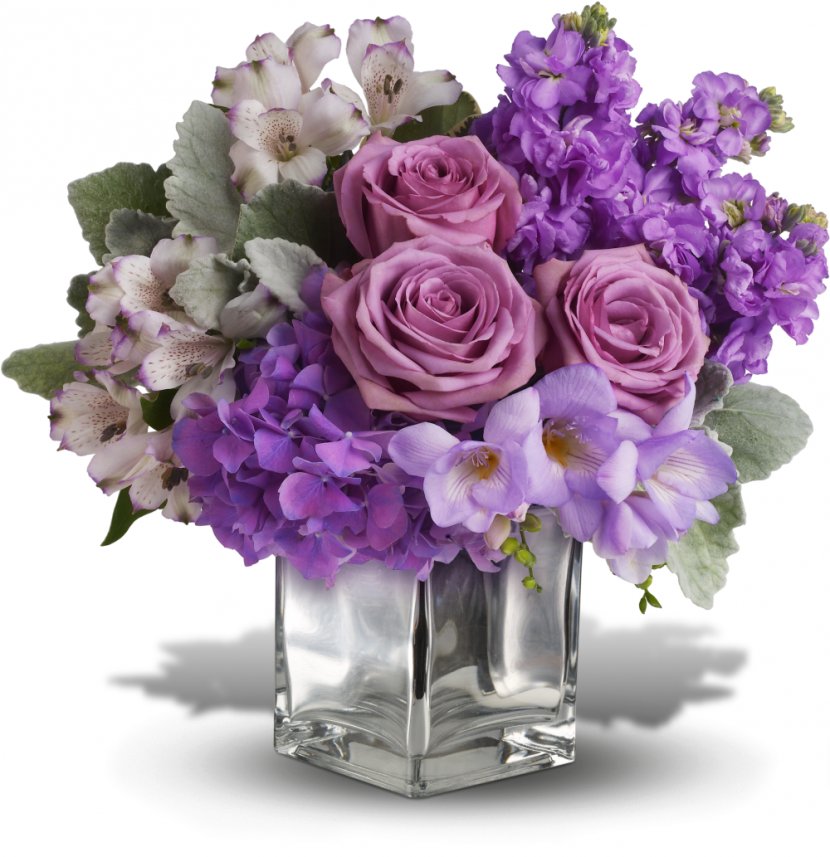 Flower Bouquet Floristry Delivery Cut Flowers - Floral Design - Lavender Transparent PNG