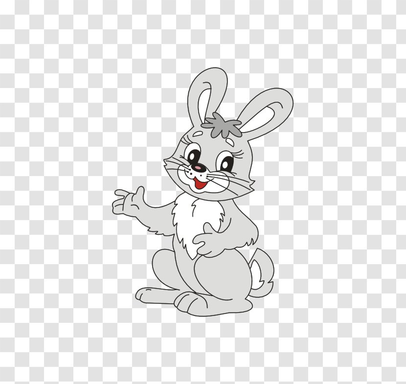 Easter Bunny Hare Rabbit Bugs Clip Art - Tree Transparent PNG