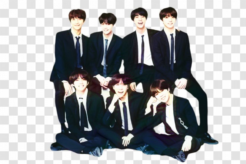 BTS 0 K-pop BigHit Entertainment Co., Ltd. Photograph - Social Group - Tuxedo Transparent PNG