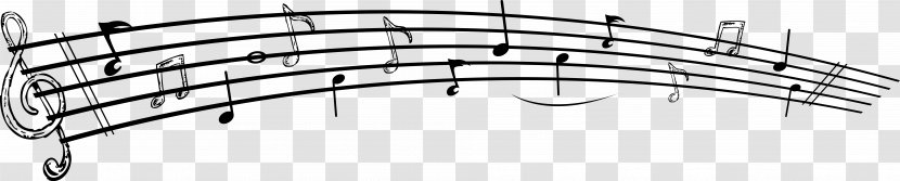 Musical Note Staff - Cartoon - Clef Transparent PNG
