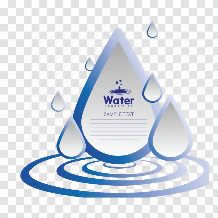 3D Computer Graphics Drop Icon - Scalable Vector - Water Information Map Transparent PNG