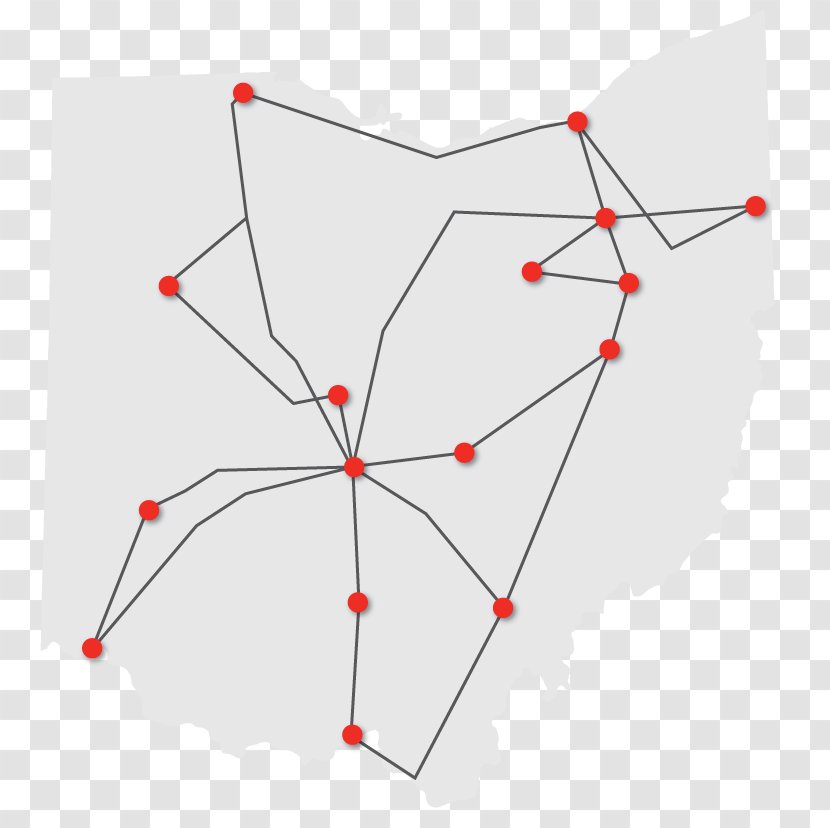 Line Point Angle Pattern - Silhouette Transparent PNG