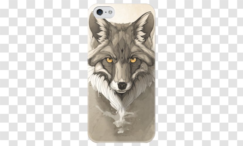 Gray Wolf Red Fox Drawing Graphic Design Transparent PNG