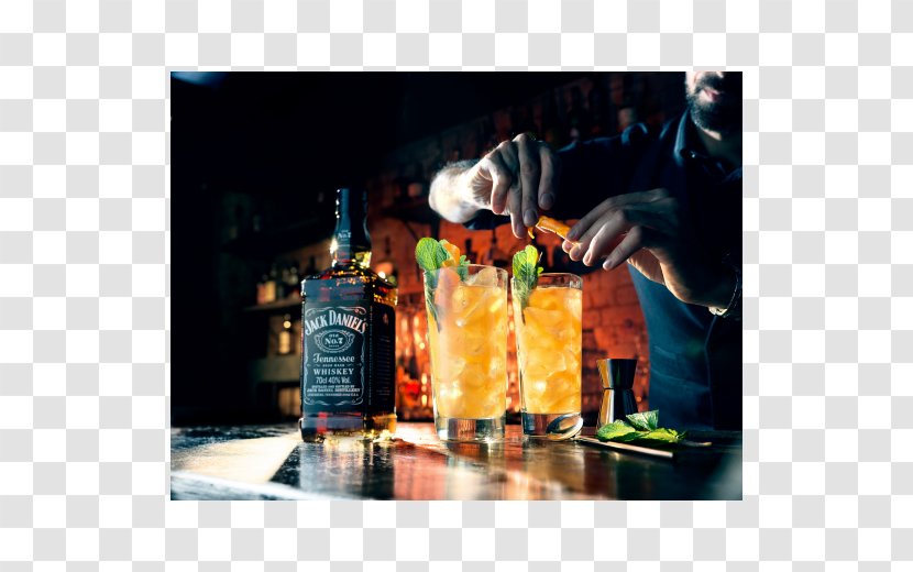 Liqueur Whiskey Cocktail Lynchburg Sour - Jack Daniel S Transparent PNG