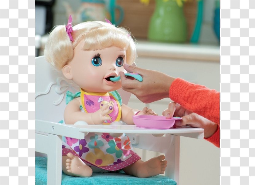 Hasbro Baby Alive Real Surprises Doll Super Snacks Snackin' Lily Toy - Stuffed Transparent PNG