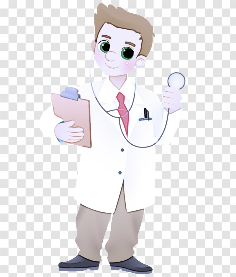 Cartoon Health Care Provider Physician Nurse Medical Equipment - Scientist - Service Transparent PNG