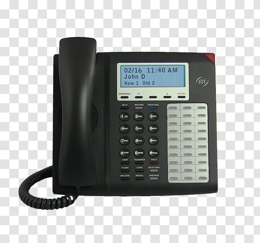 Business Telephone System Telecommunication Estech Systems, Inc. - Voip Phone - Digital Enhanced Cordless Telecommunications Transparent PNG