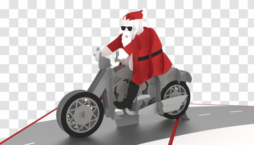Santa Claus Motor Vehicle Motorcycle Harley-Davidson Car Transparent PNG