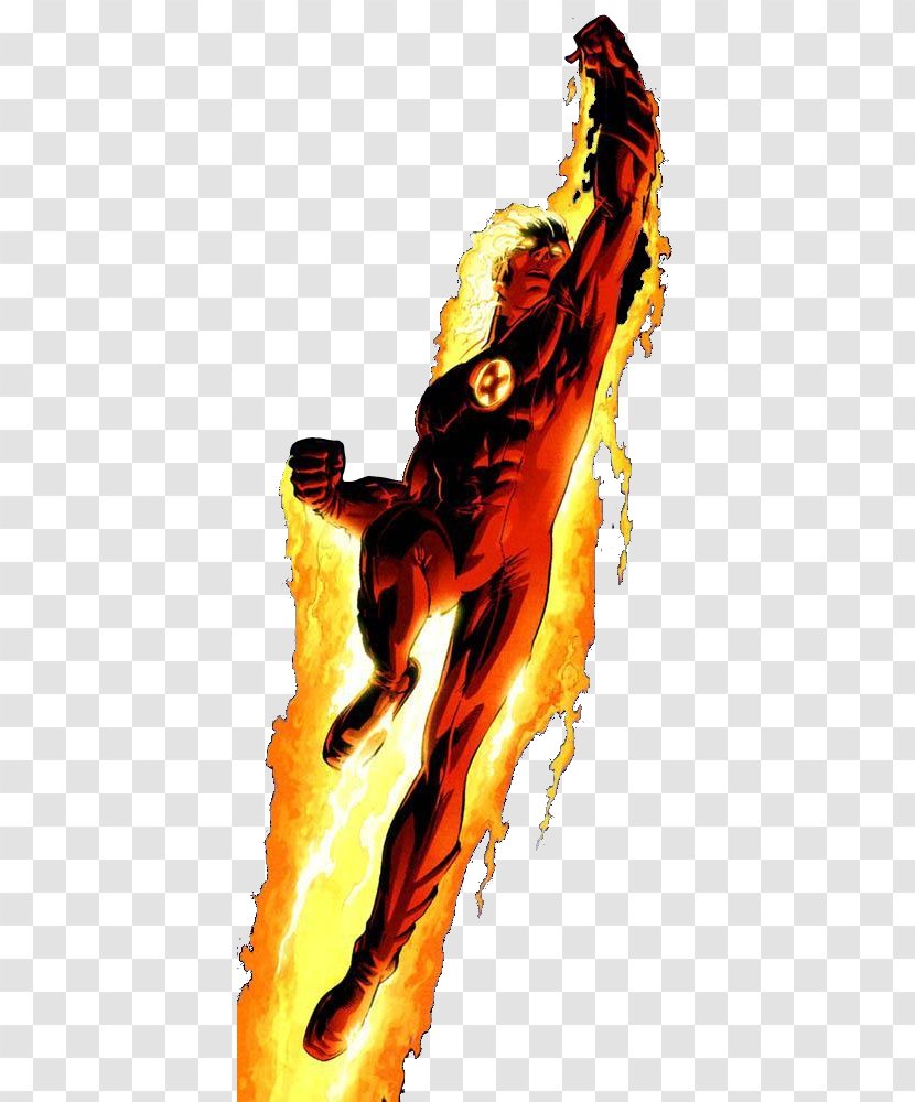 Human Torch Iron Man Captain America Spider-Man Superhero - Mythical Creature - Transparent Picture Transparent PNG