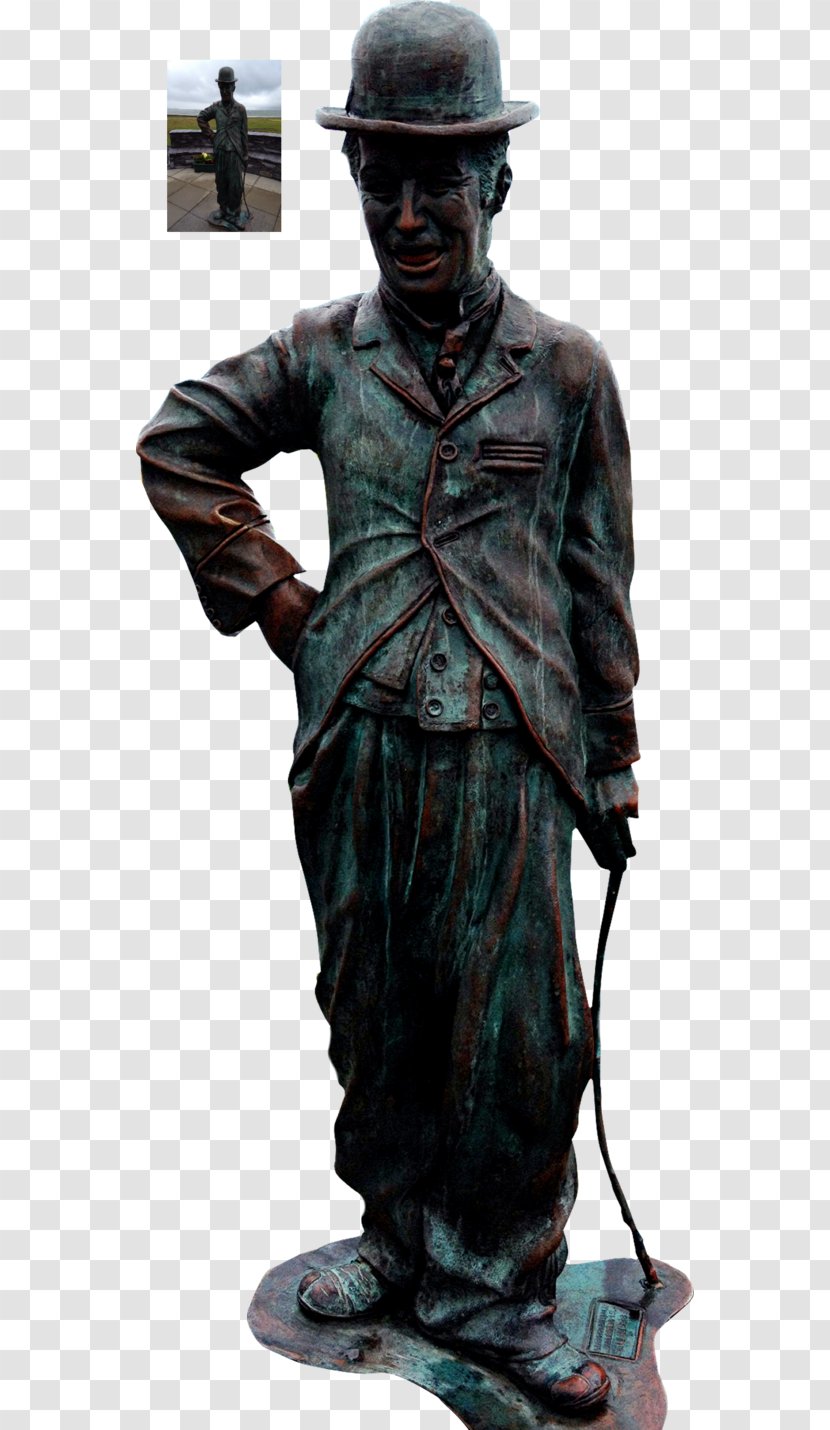 Bronze Sculpture Statue Classical - Hat Bowler Transparent PNG