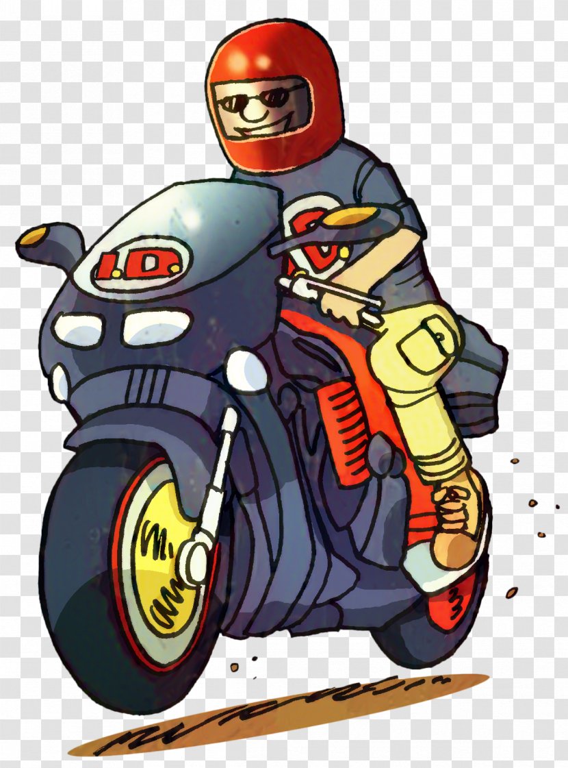 Motorcycle Helmets Cartoon - Car - Vehicle Transparent PNG