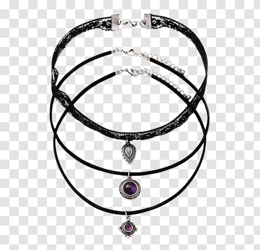 Choker Necklace Charms & Pendants Jewellery Collar - Velvet - Colored Metal Buckets Wholesale Transparent PNG