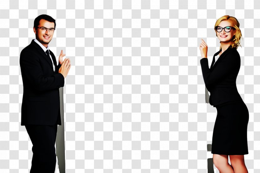Standing Gesture Formal Wear Businessperson Suit - Employment Conversation Transparent PNG