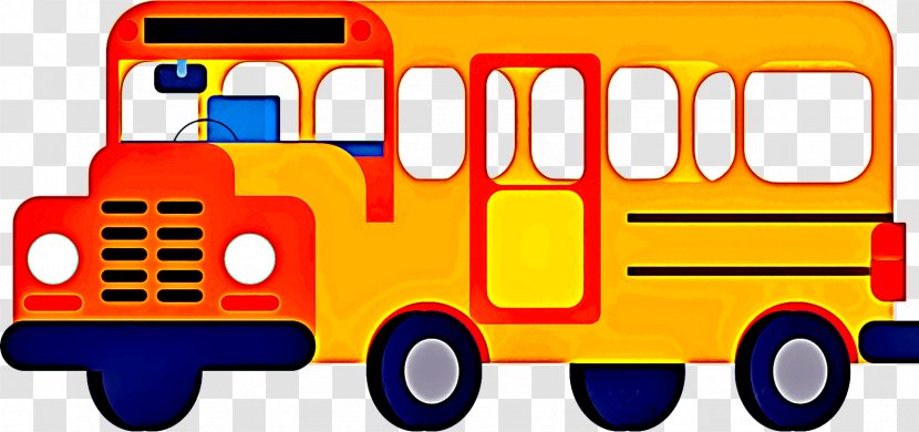 School Bus - Car Public Transport Transparent PNG