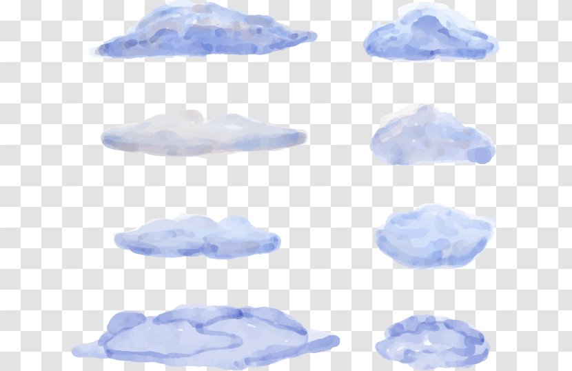 Watercolor Painting Cloud - Paint - Clouds Transparent PNG
