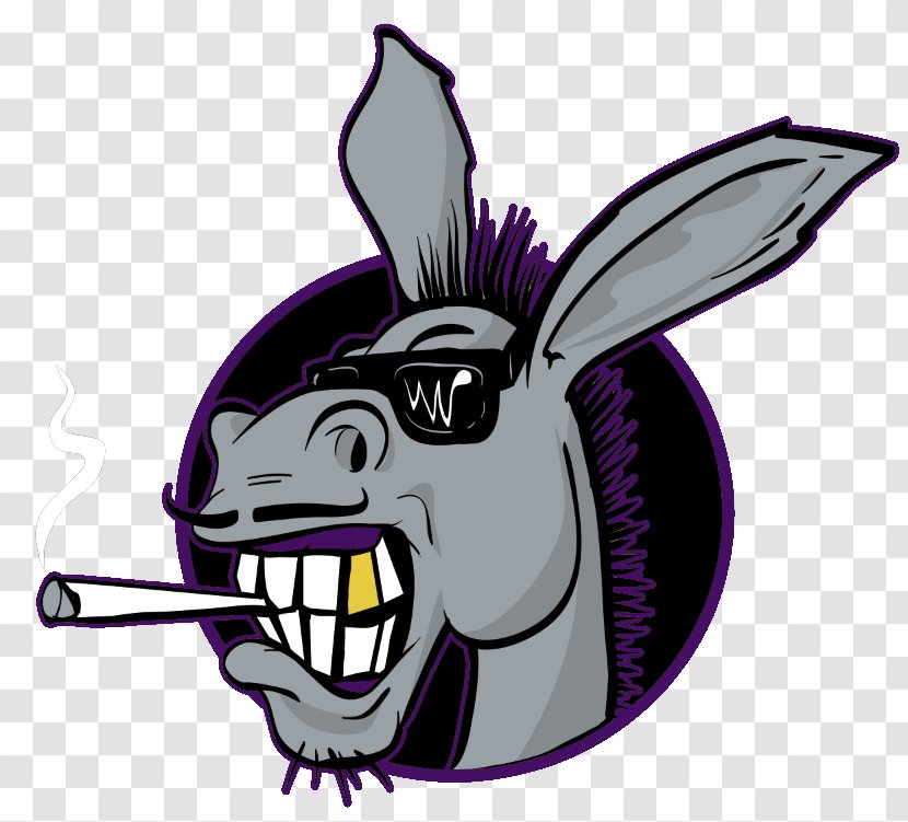 Donkey Clip Art Glass Rabbit Logo Transparent PNG