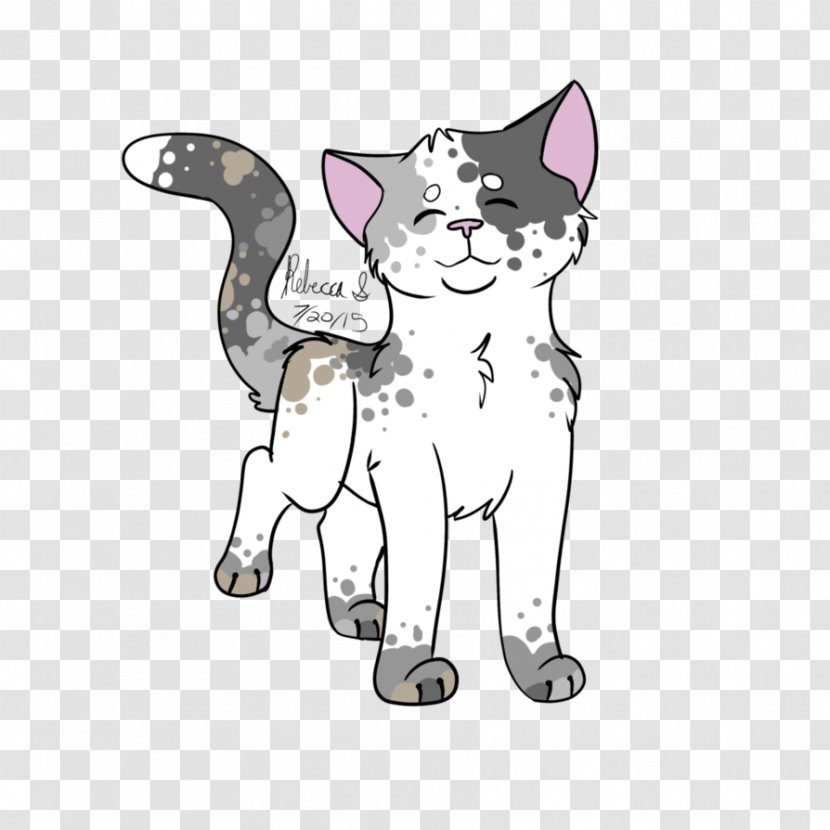Whiskers Kitten Domestic Short-haired Cat Cartoon - Tail Transparent PNG