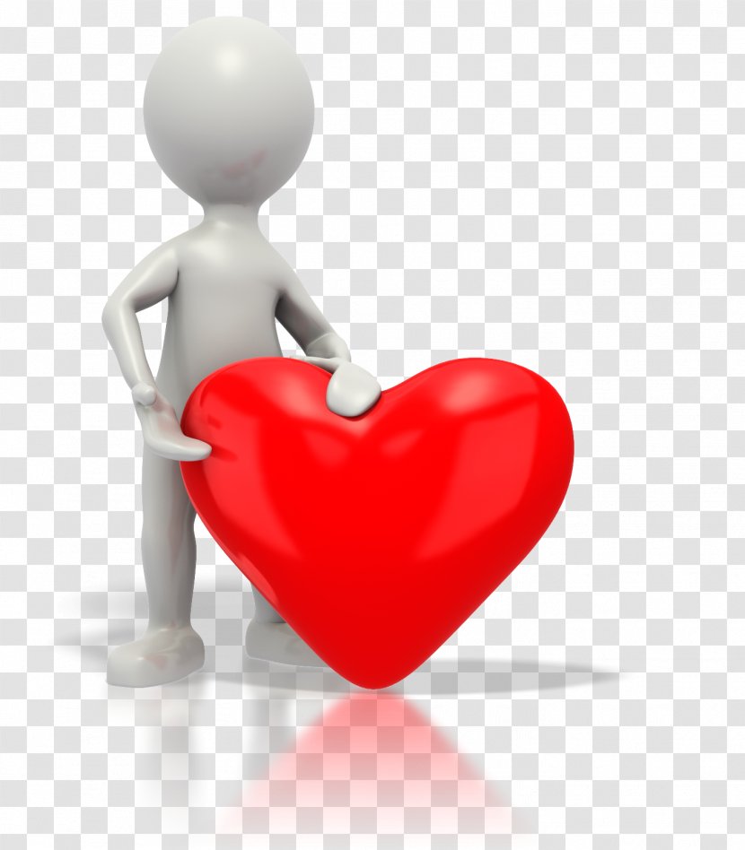 Heart Stick Figure Health Emotion - Giving Direction Transparent PNG