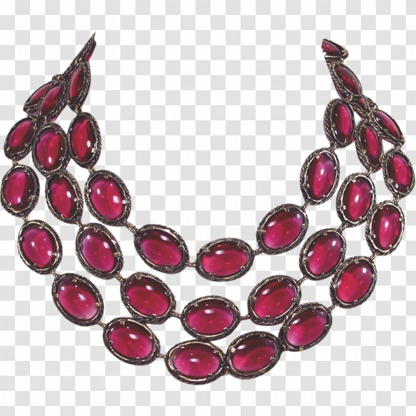 Ruby 1950s Jewellery 1960s Earring - Choker Transparent PNG