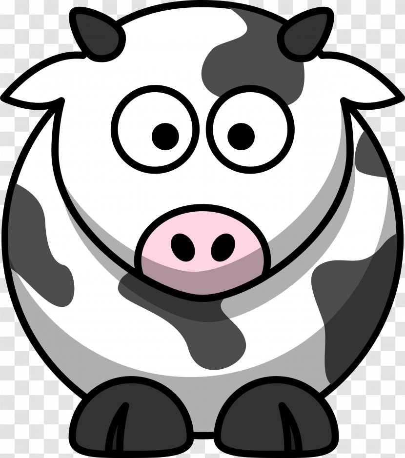 Cattle Cartoon Drawing Clip Art - Cow Shape Cliparts Transparent PNG