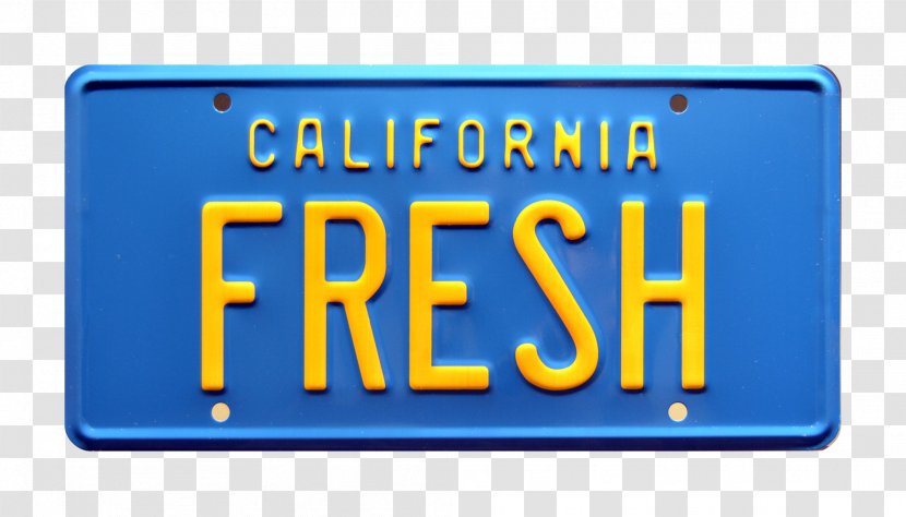 Vehicle License Plates Bel Air DJ Jazzy Jeff & The Fresh Prince Television Show - Registration Plate - FRESH PRINCE Transparent PNG