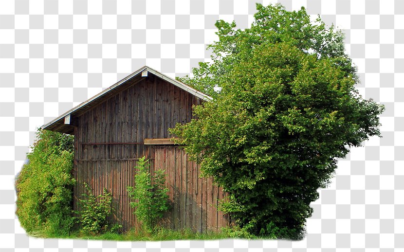 Barn House Building - Field - Japanese Retro Wooden Transparent PNG