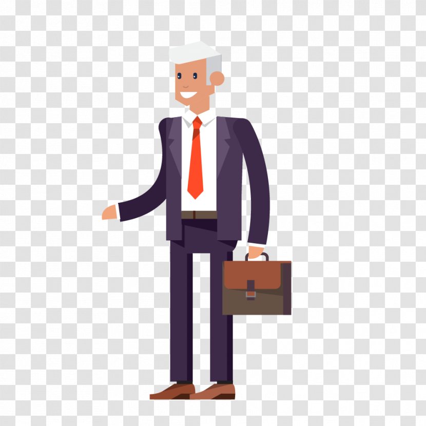 Vector Graphics Illustration Businessperson Royalty-free Stock Photography - Joint - Bag Boy Transparent PNG