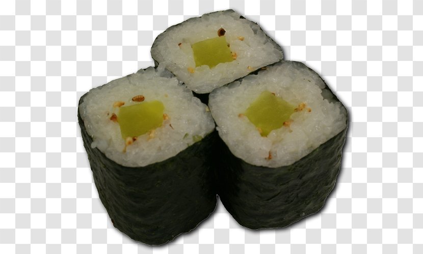California Roll Gimbap Makizushi Sushi Japanese Cuisine - Comfort Food - Cucumber Pickle Transparent PNG