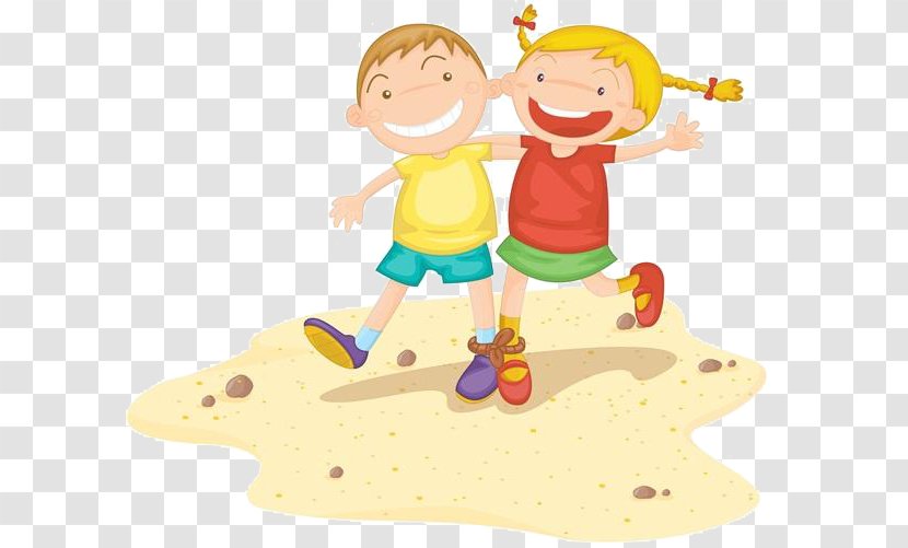 Three-legged Race Egg-and-spoon Royalty-free Clip Art - Toy - Cartoon Boy On The Beach Transparent PNG