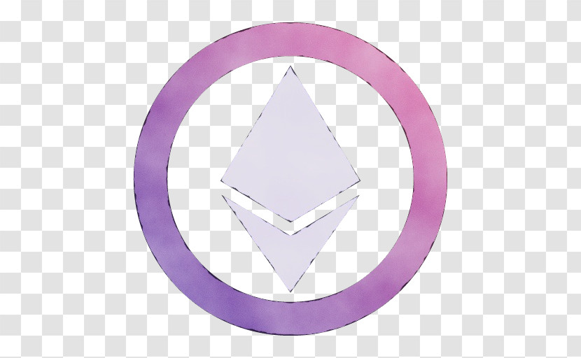 Purple Violet Circle Triangle Logo Transparent PNG