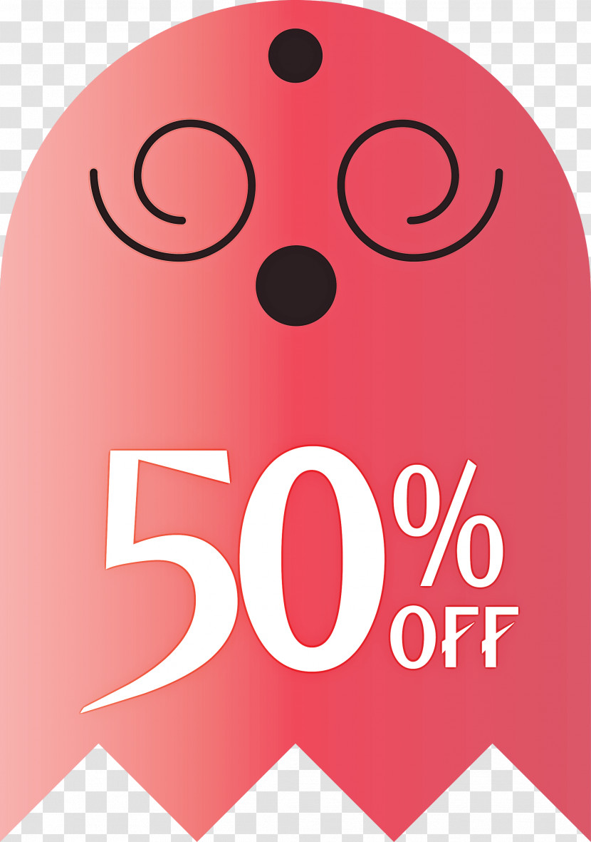 Halloween Discount Halloween Sales 50% Off Transparent PNG