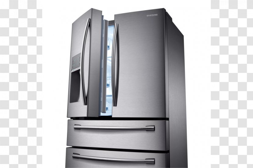 Refrigerator Samsung RF24FSEDBSR RF24H - American Fridge Freezer Transparent PNG
