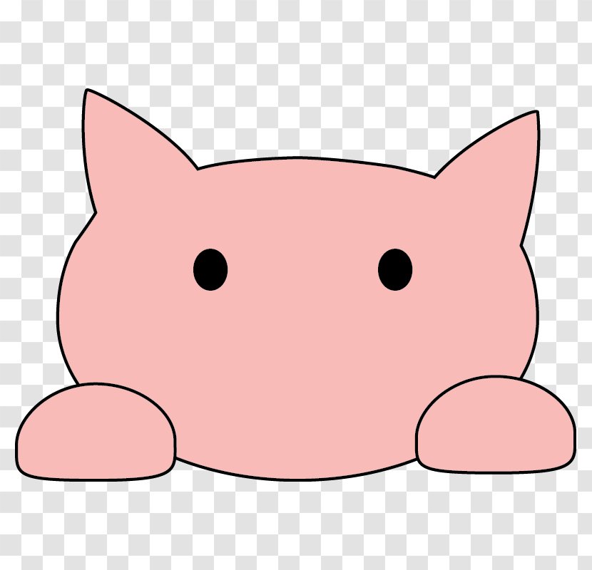 Whiskers Kitten Cat Pig Snout - Tree Transparent PNG