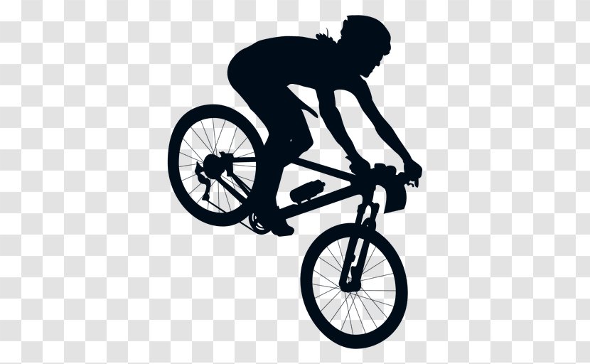 Mountain Bike Bicycle Cycling Silhouette BMX - Part - Bmx Transparent PNG