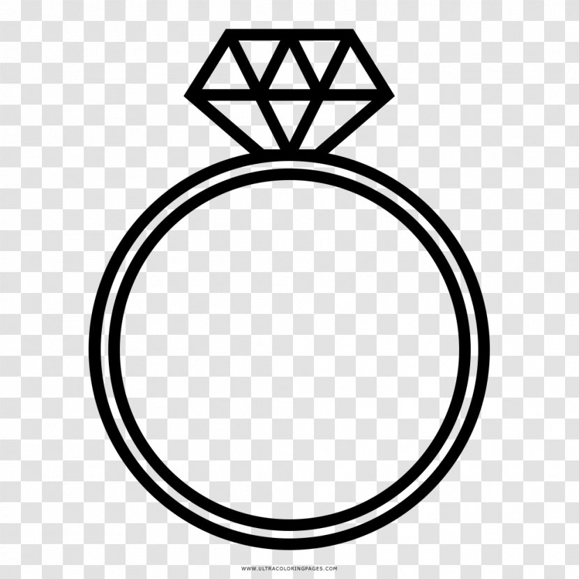 Wedding Ring Drawing Jewellery Engagement - Necklace - Casamento Transparent PNG