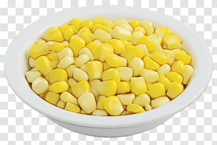 Yellow Food Cuisine Dish Vegetarian - Bowl - Sweet Corn Transparent PNG