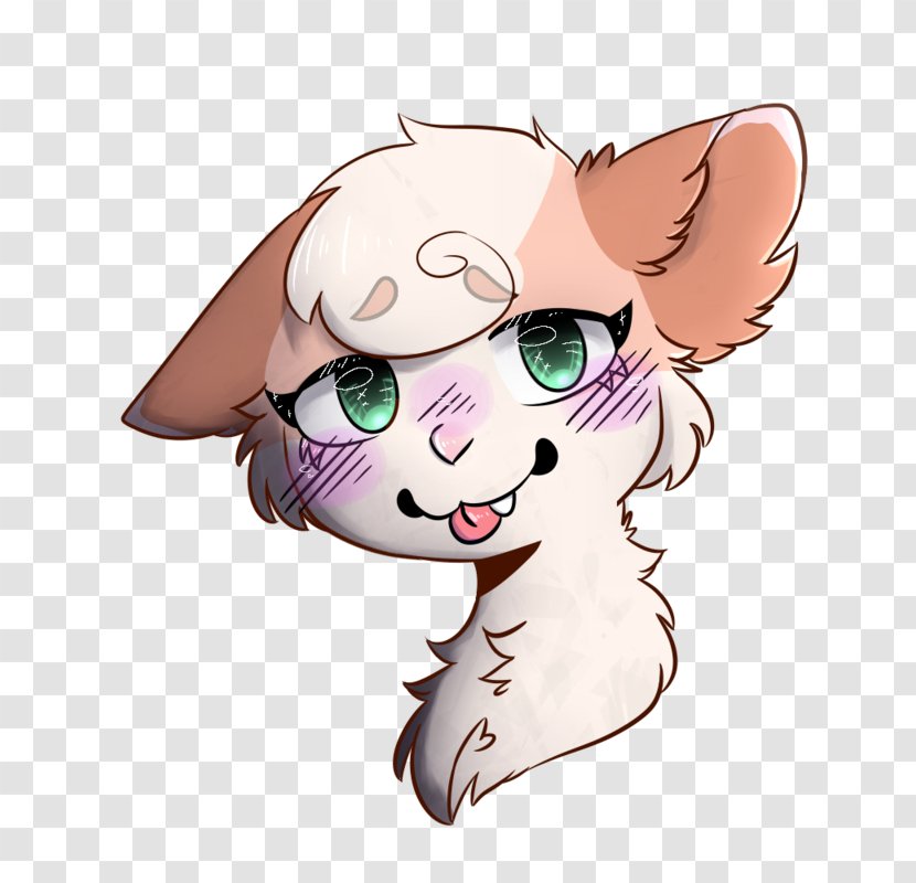 Whiskers Cat Horse Dog - Cartoon Transparent PNG