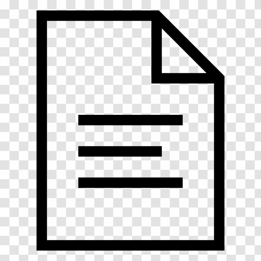 Document - Triangle - Microsoft WORD Icon Transparent PNG
