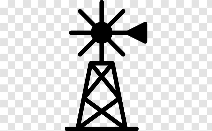 Telecommunications Tower Broadcasting Transmission Radio - Windmill Vector Transparent PNG