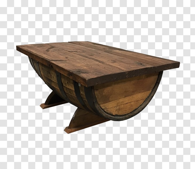 Bourbon Whiskey Barrel Coffee Tables Oak - Wood - Coffe Table Transparent PNG