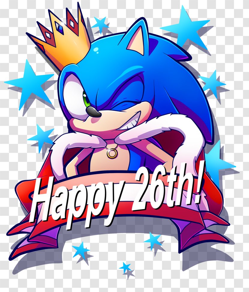 Sonic The Hedgehog Forces Birthday Anniversary - Cartoon Transparent PNG