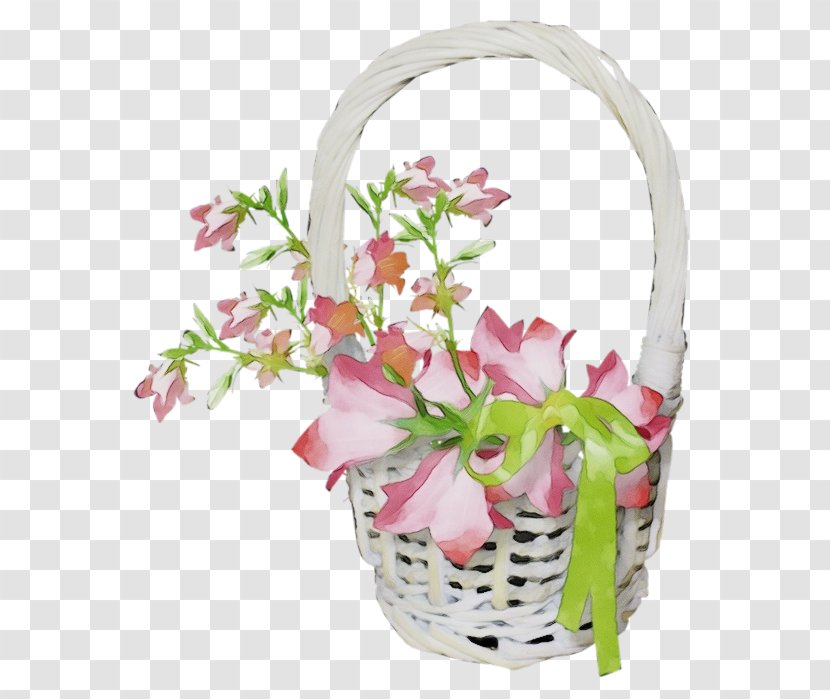 Flower Pink Cut Flowers Plant Flowerpot - Basket - Home Accessories Gift Transparent PNG